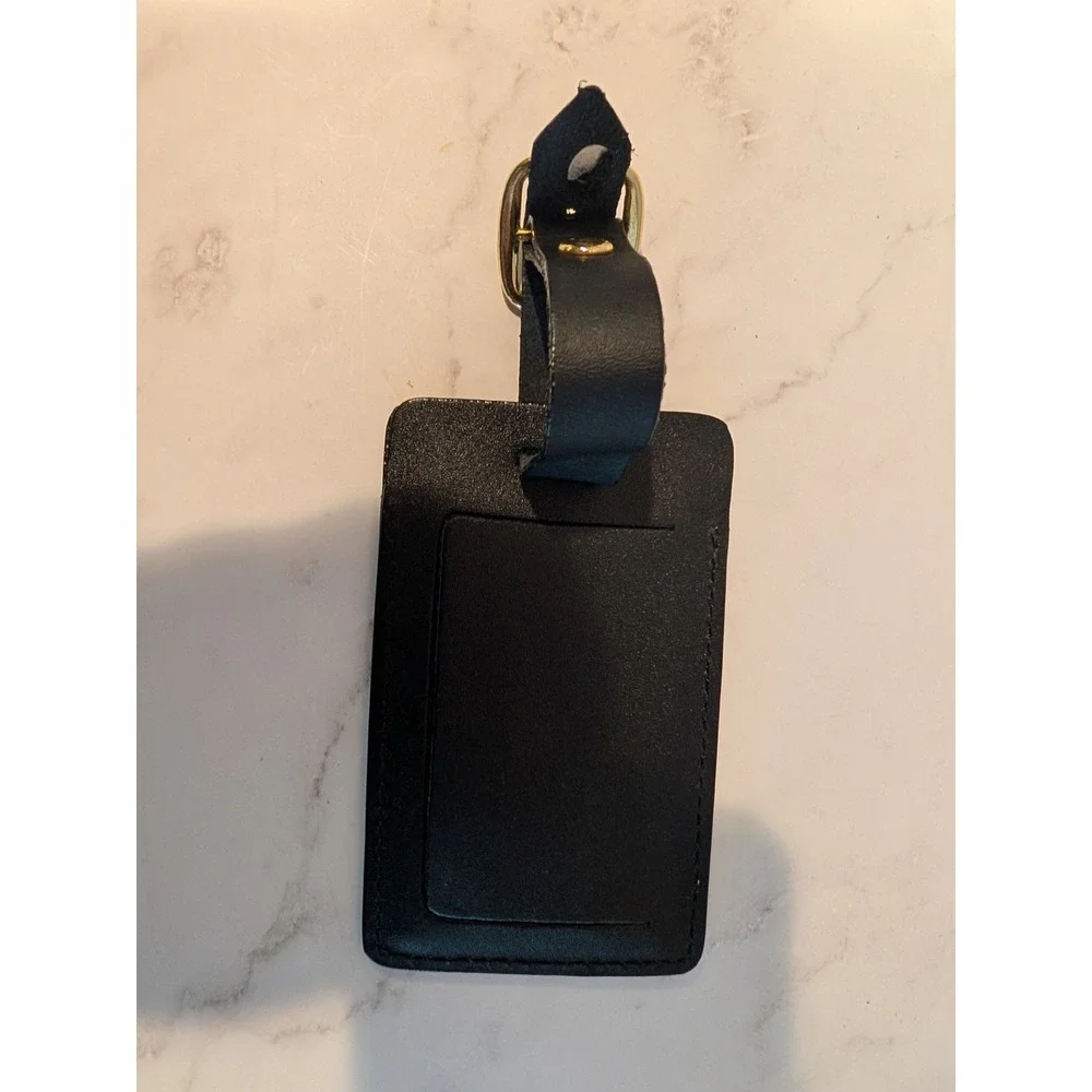 AAOS American Academy of Orthopaedic Surgeons Black Luggage Tag Gold Seal